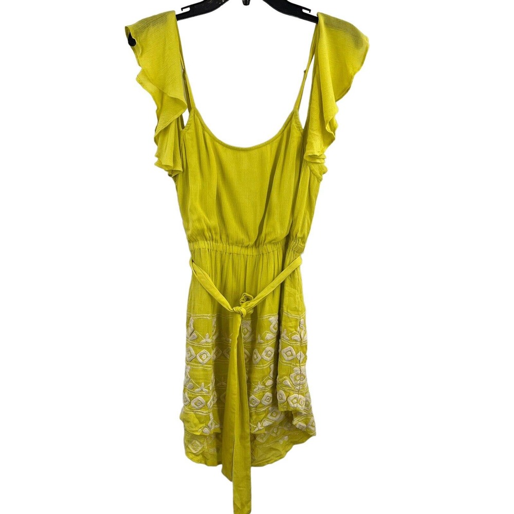 LAMade Yellow Dress Embroidered Small‎ New